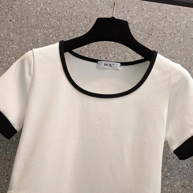 Áo Croptop Màu Trơn Xẻ Tà Thời Trang Dành Cho Nữ