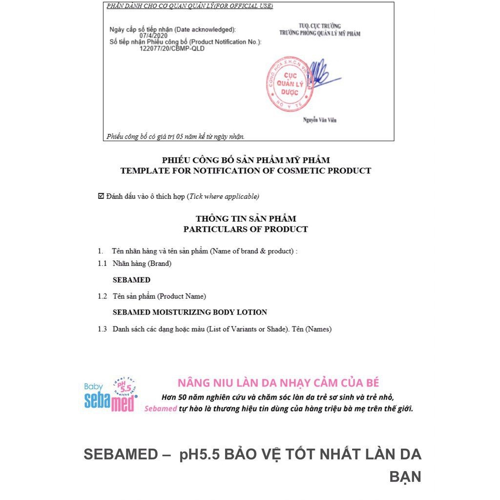 SỮA DƯỠNG THỂ CẤP ẨM TOÀN THÂN CHO DA NHẠY CẢM SEBAMED pH5.5 - 200ML - ĐỨC | BigBuy360 - bigbuy360.vn