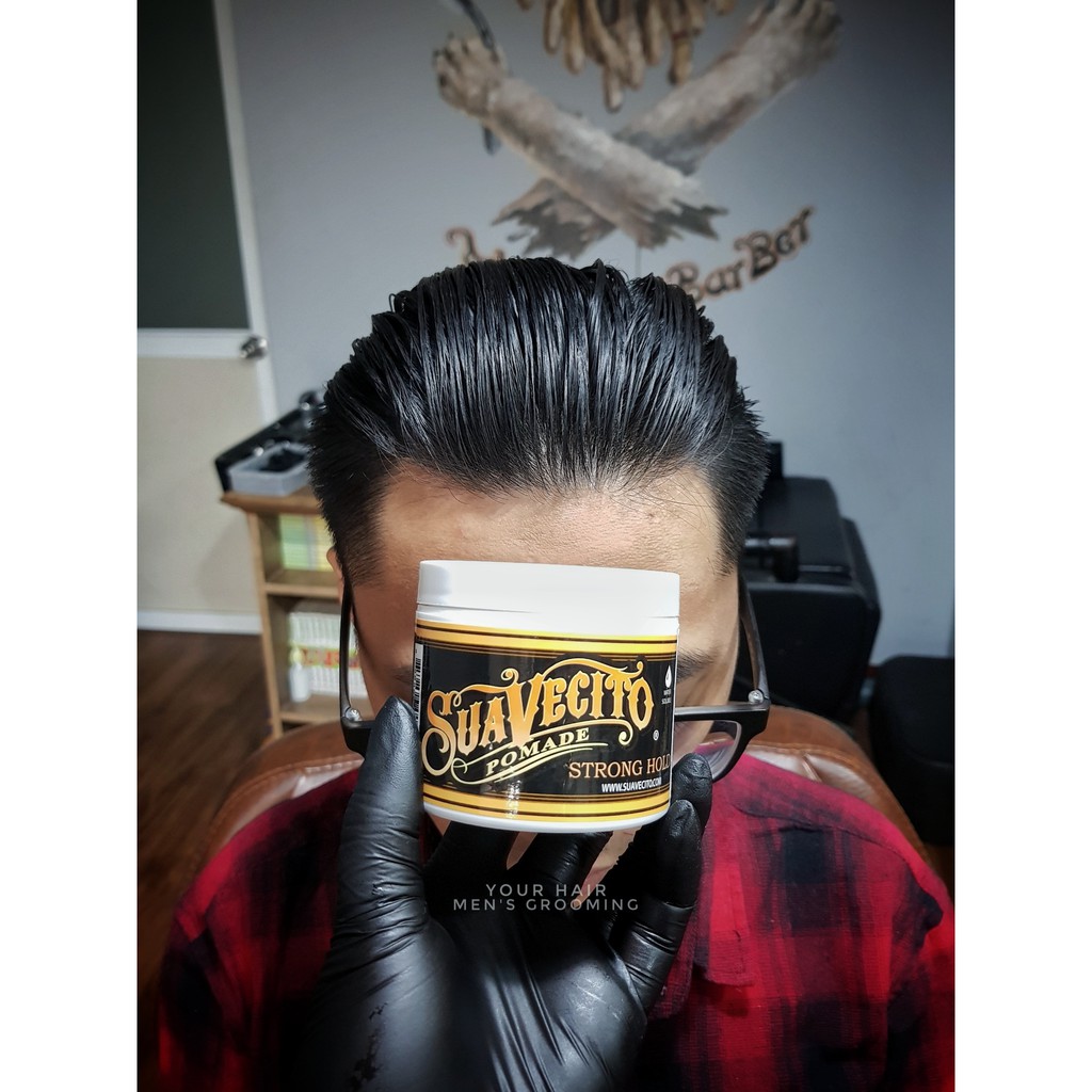 Sáp vuốt tóc SUAVECITO FIRME (STRONG) HOLD POMADE TRAVEL TIN - 8 PACK