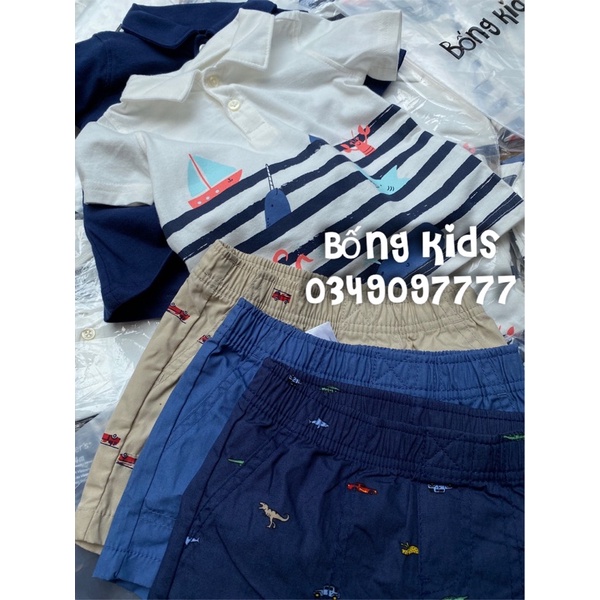 Bộ Hè Polo Bé Trai Cotton C@rters
