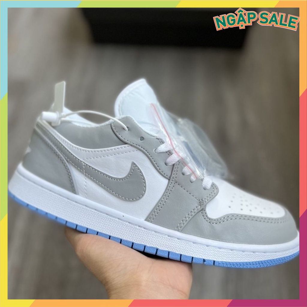 ⚡️GIÁ SỐC⚡️[Ảnh thật do shop tự chụp 100%] Jordan Low 1 xám xanh hàng chuẩn