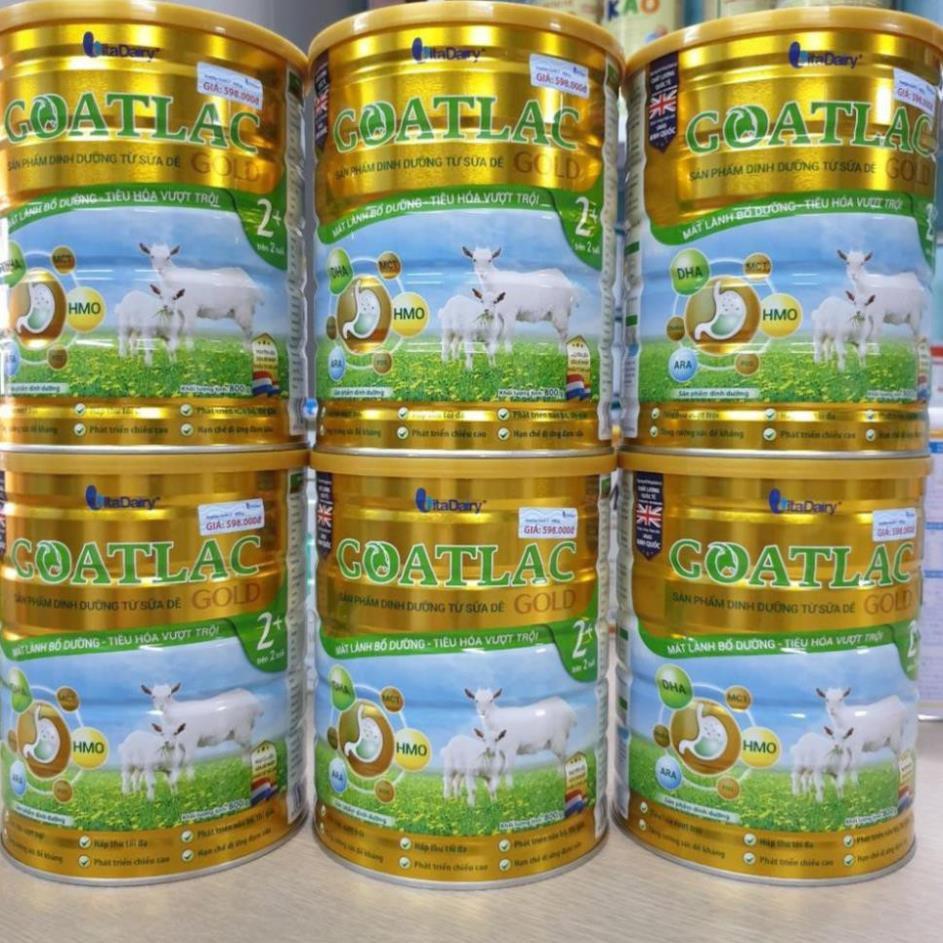 Sữa dê GOATLAC GOLD đủ số 0+, 1+, 2+, BA mẫu mới lon 800g Date mới 2022