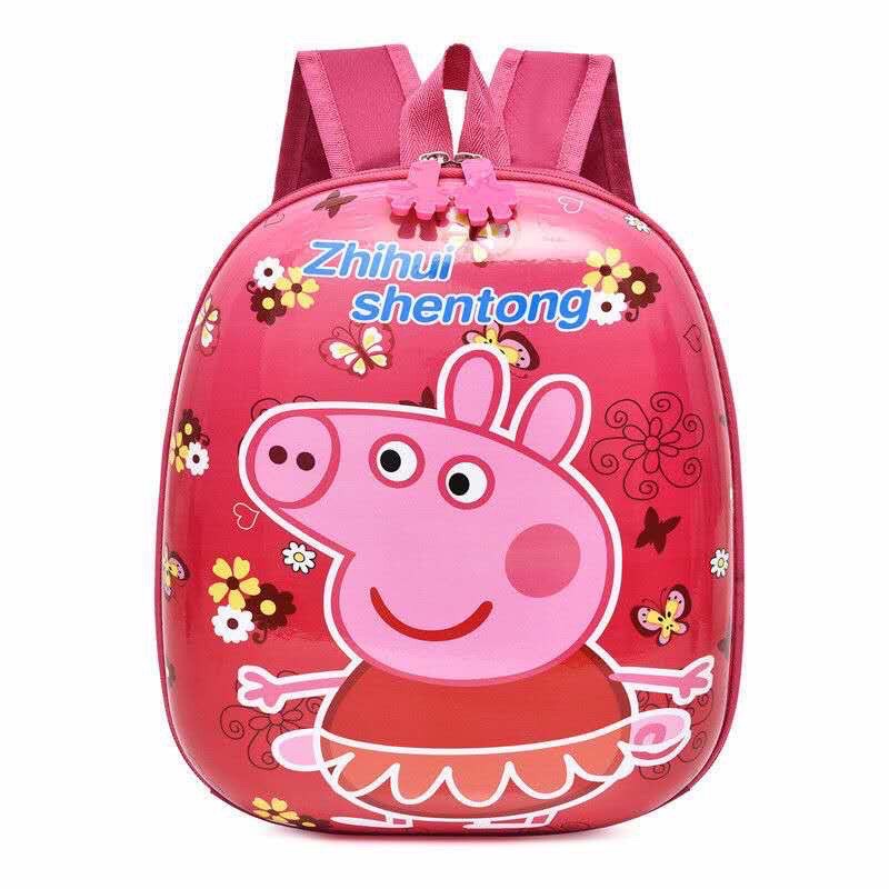 Ba lô peppa pig cho bé mẫu giáo, ba lô hình thú cho bé mầm non