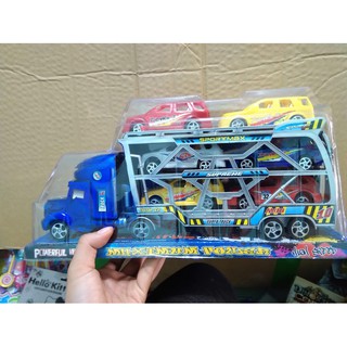 Đồ chơi xe container chở xe ô tô