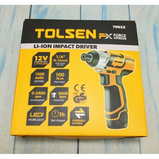 Máy vặn vít pin Tolsen 79025
