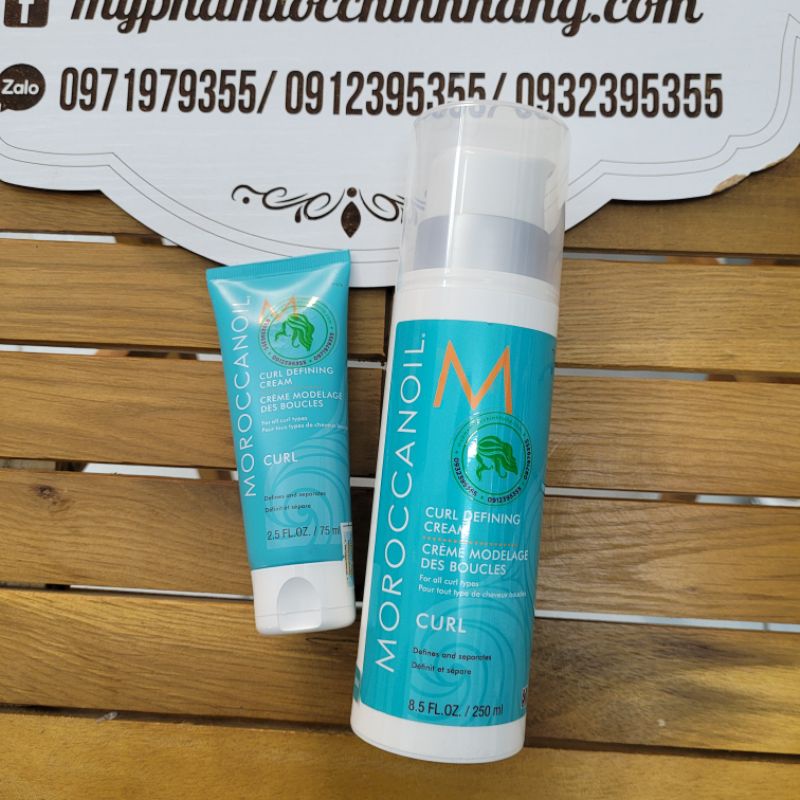 Kem Định Hình Sóng Xoăn MOROC Curl Building Cream 75ml - 250ml