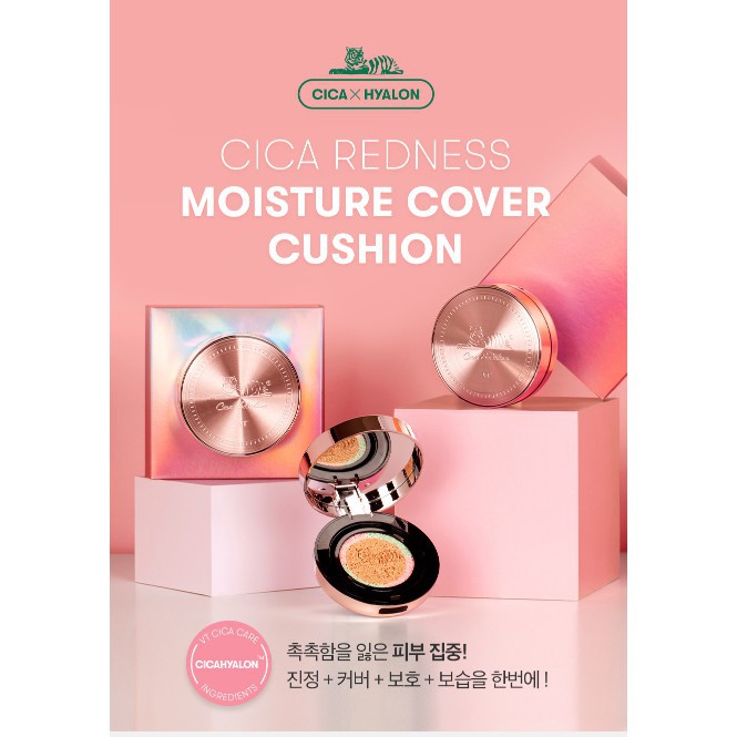 PHẤN NƯỚC VT CICA REDNESS COVER CUSHION | BigBuy360 - bigbuy360.vn