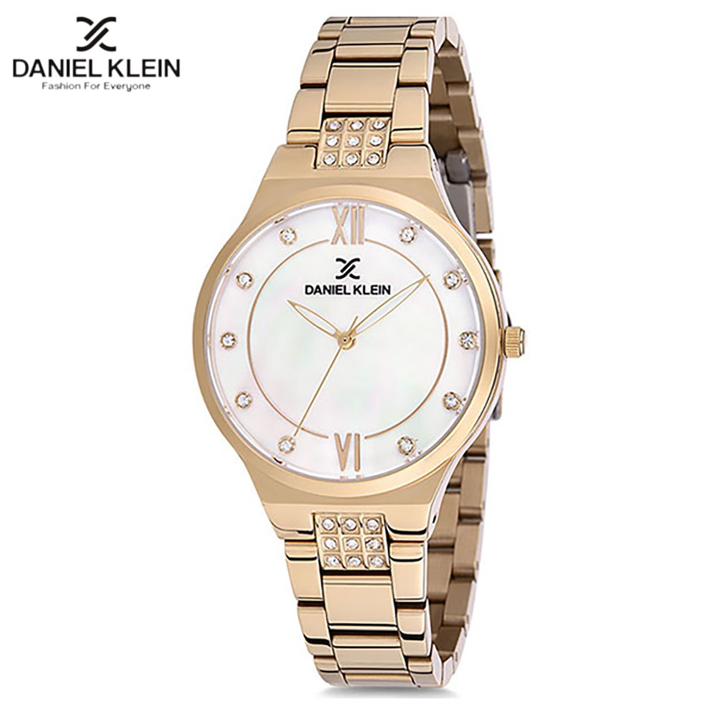 Đồng Hồ Nữ Daniel Klein DK12069 [ Chính Hãng Full Box ] Kính Mineral - Chống Nước - Chống Xước - Dây Da Cao Cấp