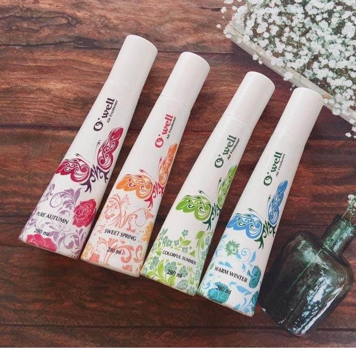 Nước hoa xịt phòng Owell 4 mùa