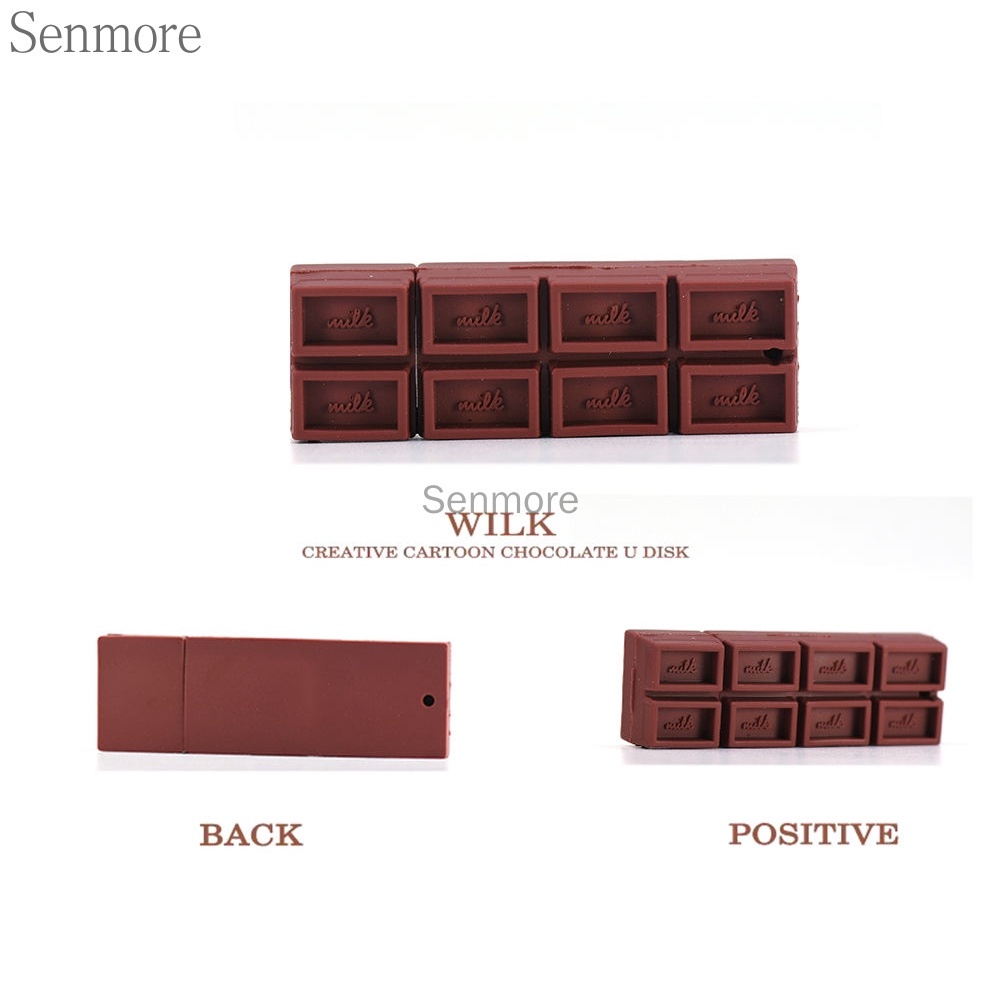 Usb 2.0 Dung Lượng 2Tb Hình Sô Cô La