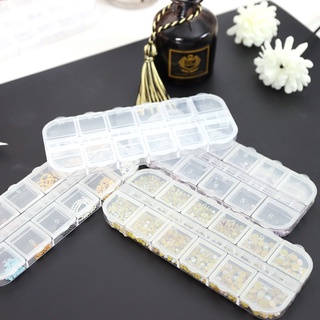 Khay đựng đá nail 12 ô nắp bật
