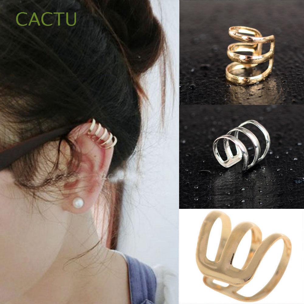 CACTU 1/2Pcs Fashion Women Rock Punk Wrap Earring