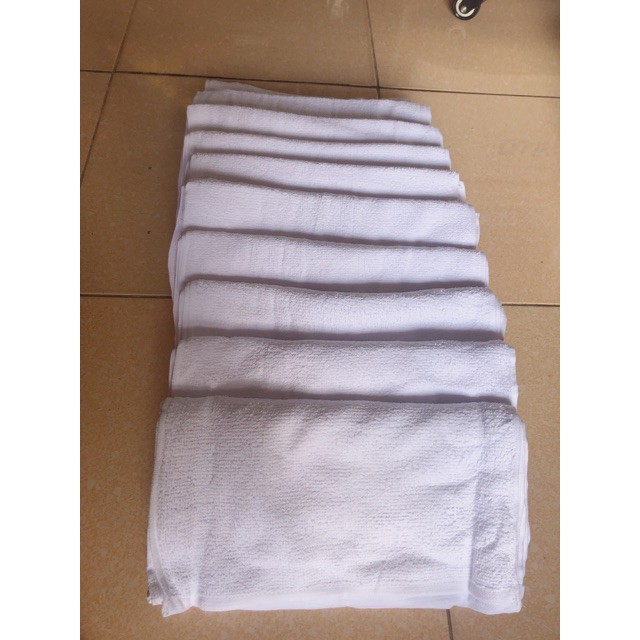 Khăn Lau Trắng 30x30 cm 10 chiếc