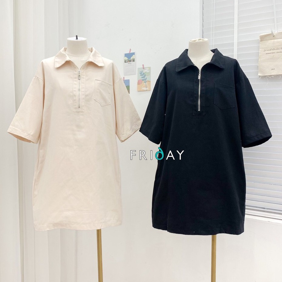 Váy phông polo cổ khoá Friday | BigBuy360 - bigbuy360.vn