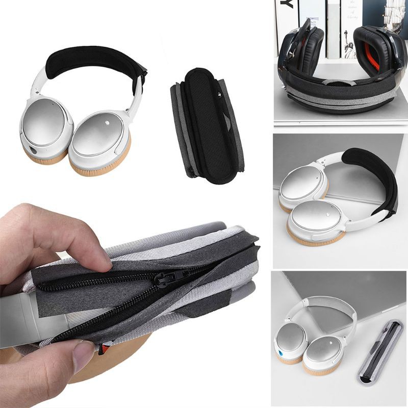 Vỏ bọc tai nghe có dây kéo tiện ích