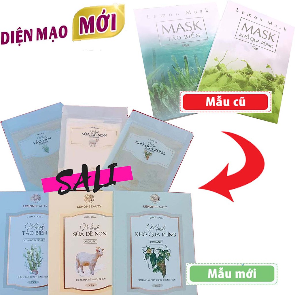 [CHÍNH HÃNG] Mặt Nạ Khổ Qua Rừng Lemon Mask handmade <cọ quét, băng đô, mask mắt, mask môi, que trộn>