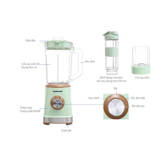 Máy xay sinh tố SUNHOUSE SHD5315G
