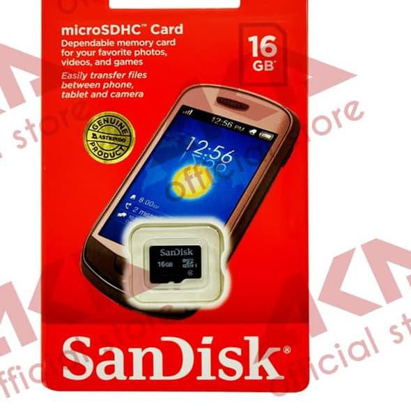 Thẻ Nhớ Sandisk 16gb Class 4