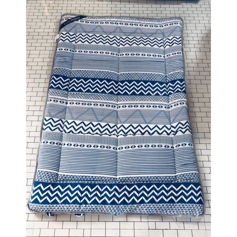 Tấm ĐỆm Topper Nệm Dày 6-8cm DUNa-Home Chất vải cotton poly Xuất Nhật Tối ưu diện tích gọn nhẹ cho không gian hẹp