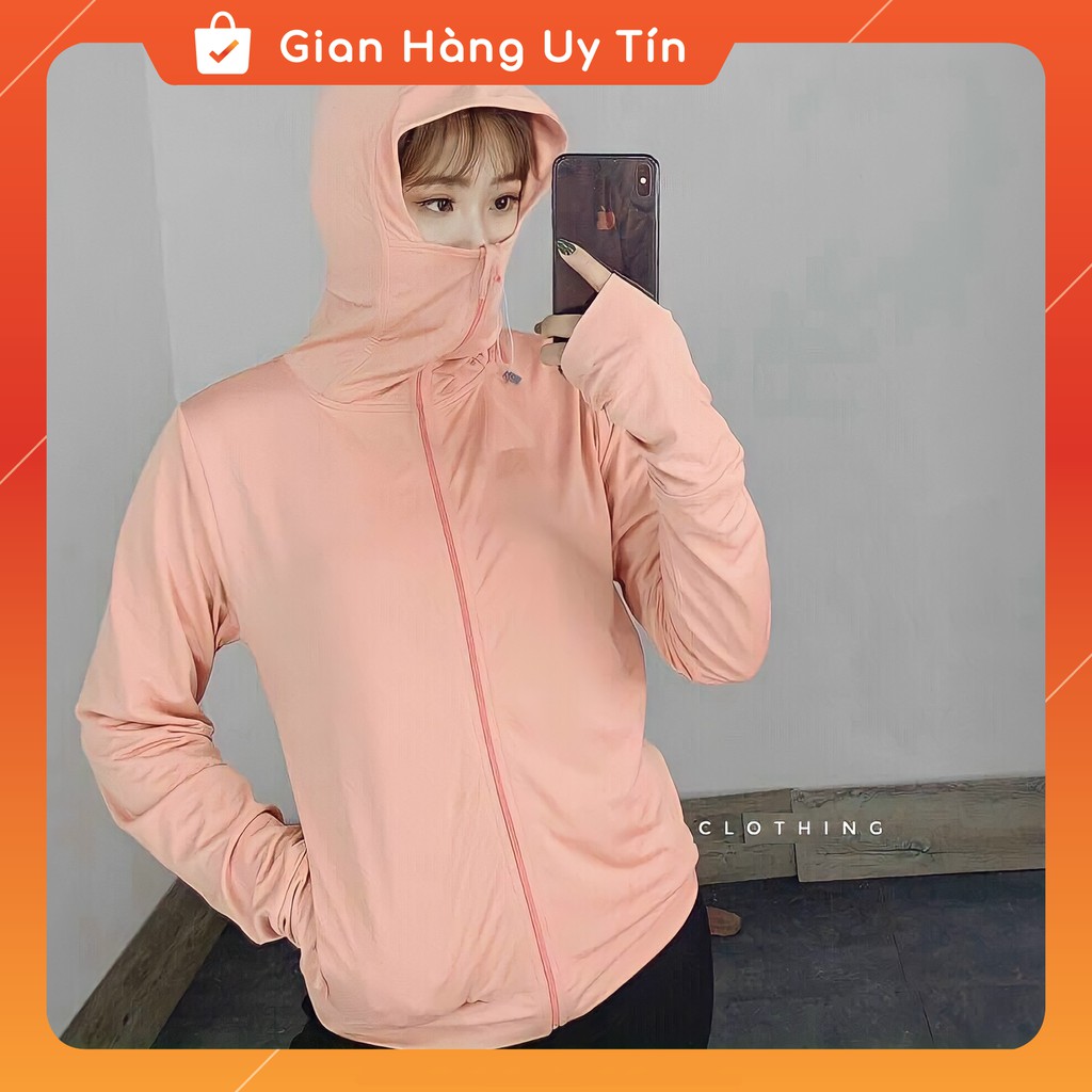 Áo chống nắng Nữ GU thông hơi chống tia UV bản cao cấp