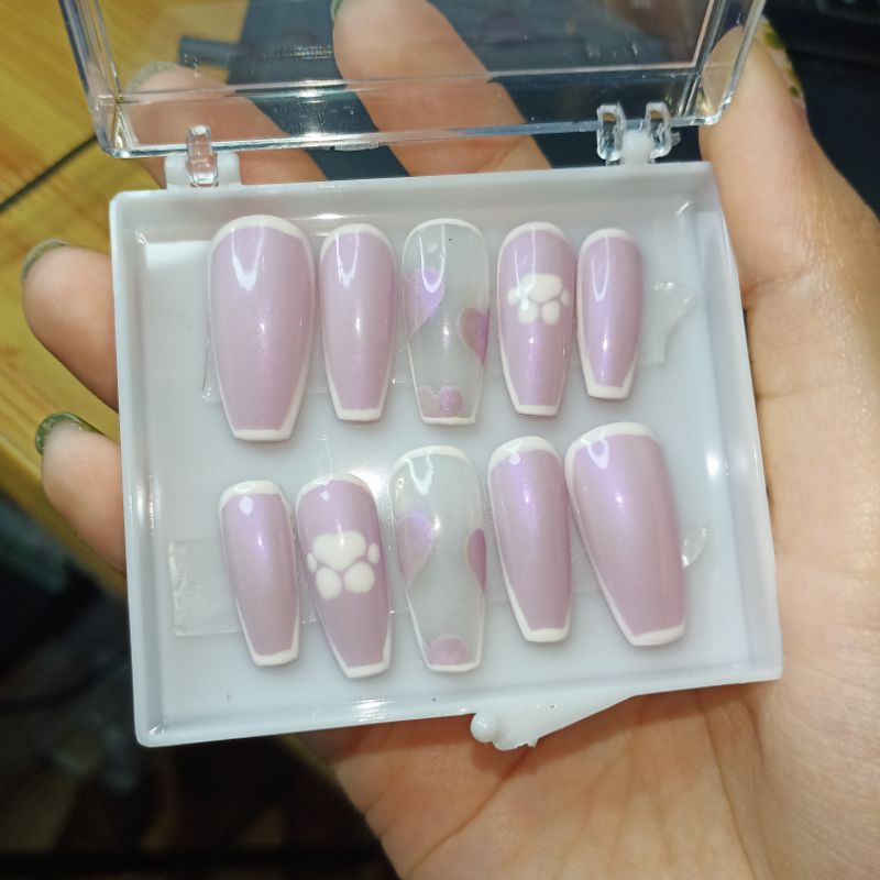 Nail box móng thiết kế bàn chân cute