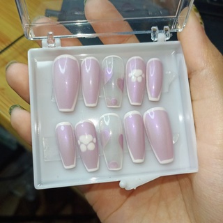 nail box móng thiết kế bàn chân cute
