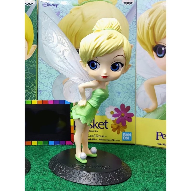 Mô hình nàng tiên Tinker Bell. Q posket Disney Character -Tinker Bell Leaf Dress