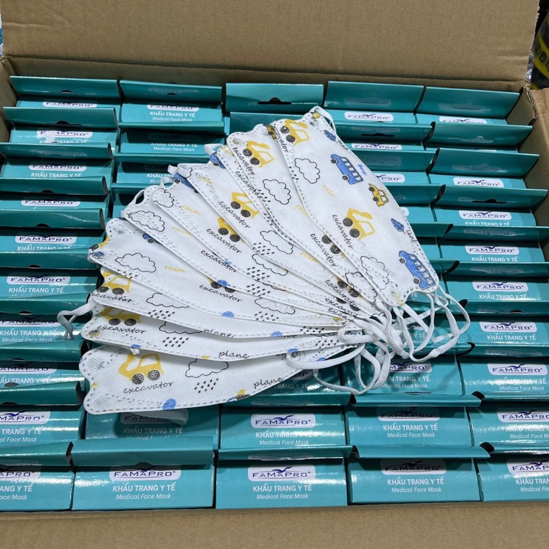 Khẩu Trang  Famapro 4D KiDs