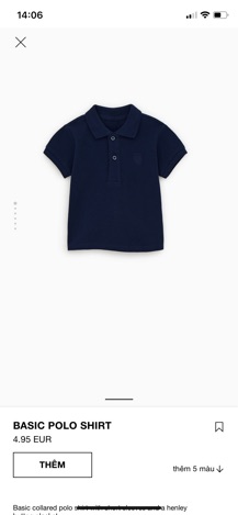 Áo phông polo zara