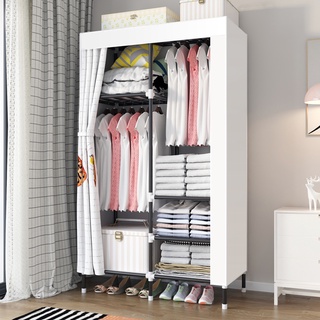 Tủ vải 3D 2 buồng 6 ngăn khung ninox cao cấp