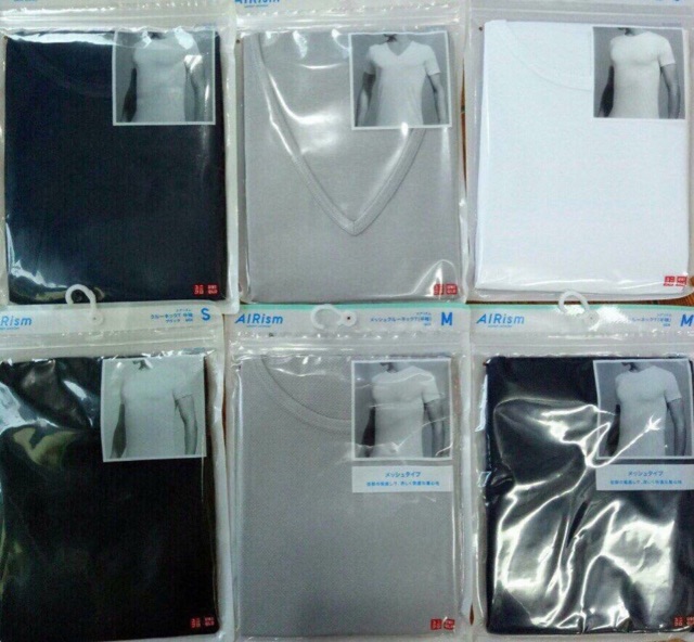 Áo làm mát nam AIRism Uniqlo Nhật Bản- 100% authentic