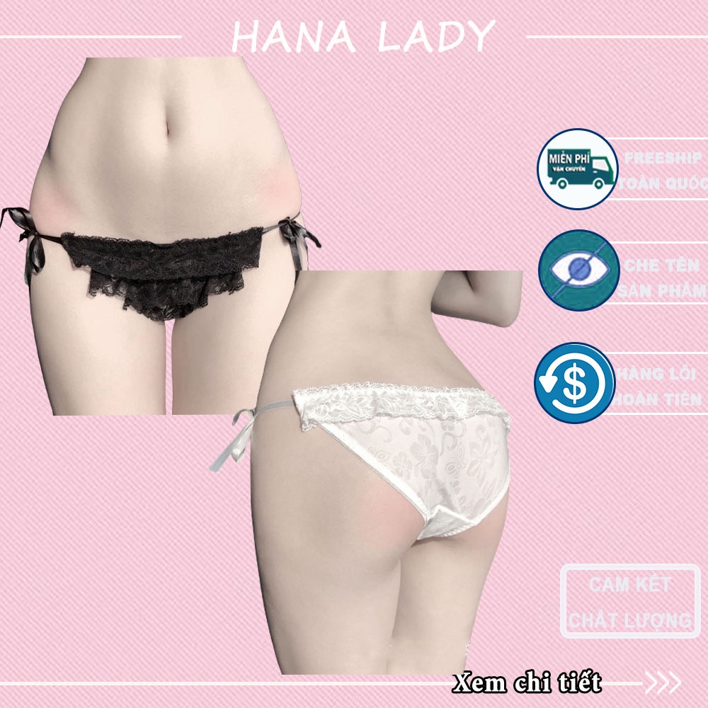 Quần lót ren nữ, quần chip sexy dây cột quyến rũ LK082 | BigBuy360 - bigbuy360.vn