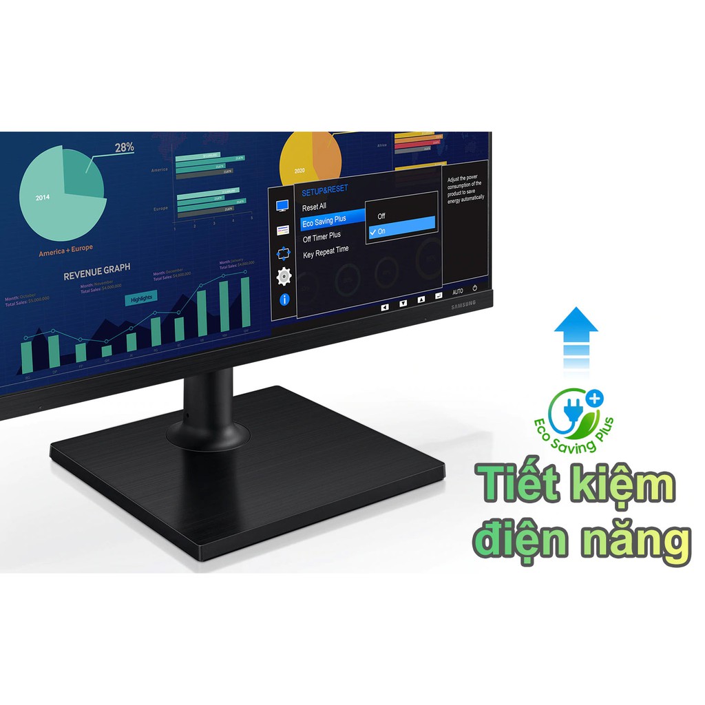 [Mã ELTECHZONE giảm 5% đơn 500K] Màn Hình LCD SAMSUNG LF27T450FQEXXV 27"FHD Đen 1920x1080/IPS/75Hz/5ms | BigBuy360 - bigbuy360.vn