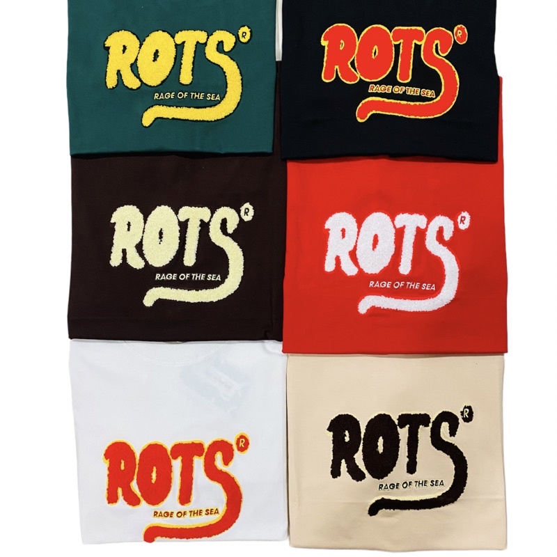 ÁO THUN  UNISEX RAGE OF THE SEA THÊU XÙ ROTS