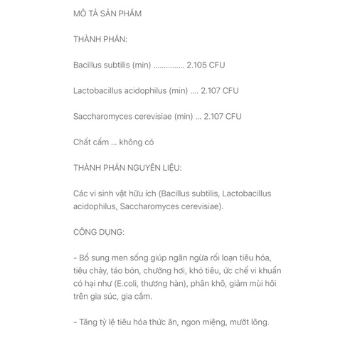 NEOLIFE  sản phẩm cao cấp dành cho gà đá