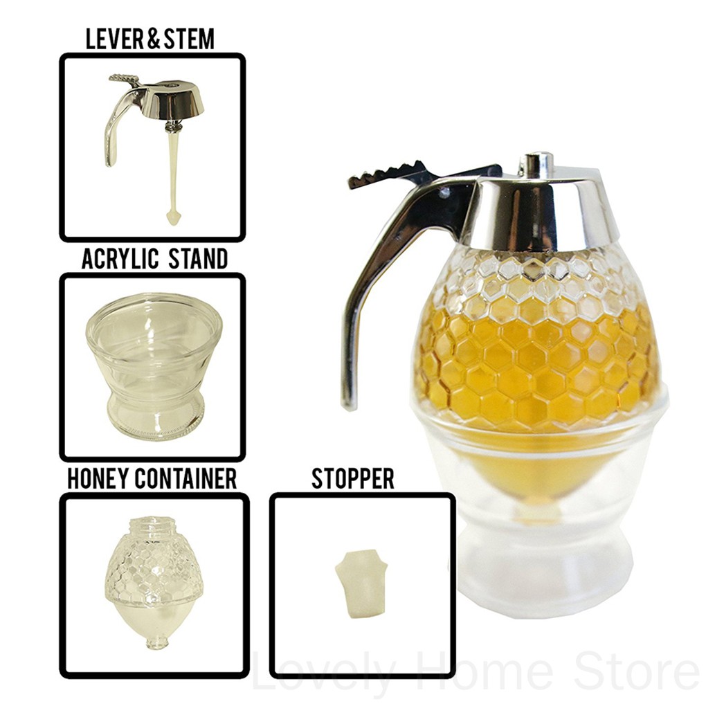 Bình rót mật ong tiện lợi dung tích 200ml