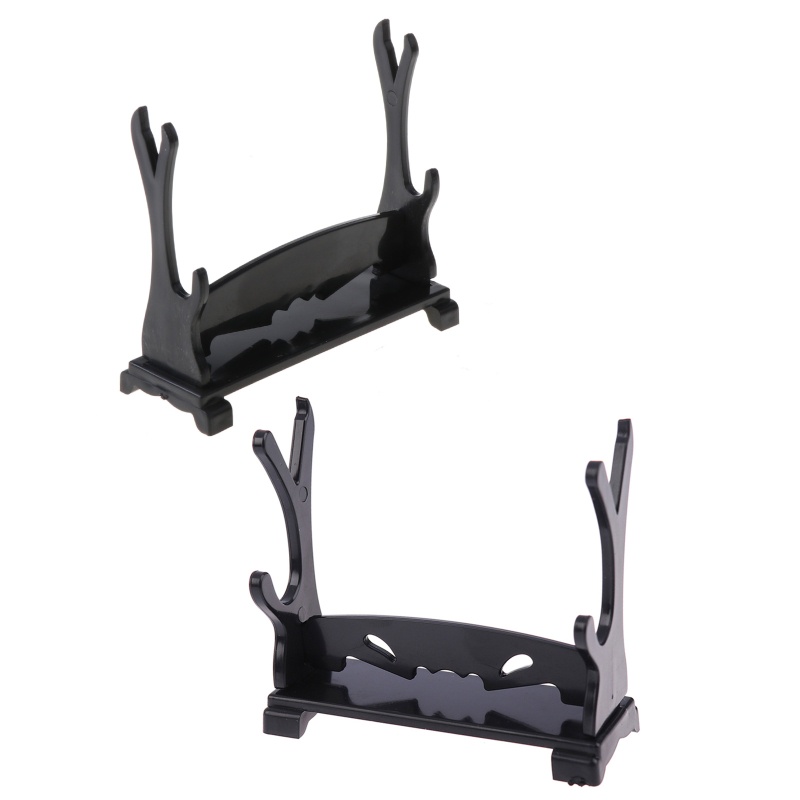 Set 5 Giá Đỡ Kiếm Hai Tầng Bằng PVC Tiện Dụng Cho Sưu Tầm Bạn Bè