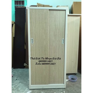 Tủ quần áo 2 cánh cửa lùa giá rẻ bền đẹp FREESHIP