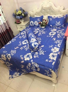 Set vỏ chăn ga trần bông