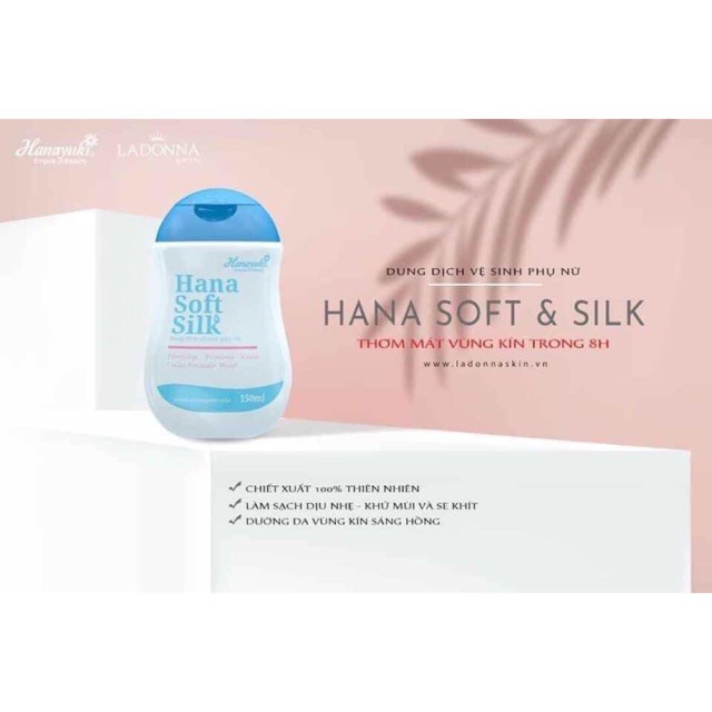 Dung Dịch Vệ Sinh Phụ Nữ Hana Soft Silk Hanayuki