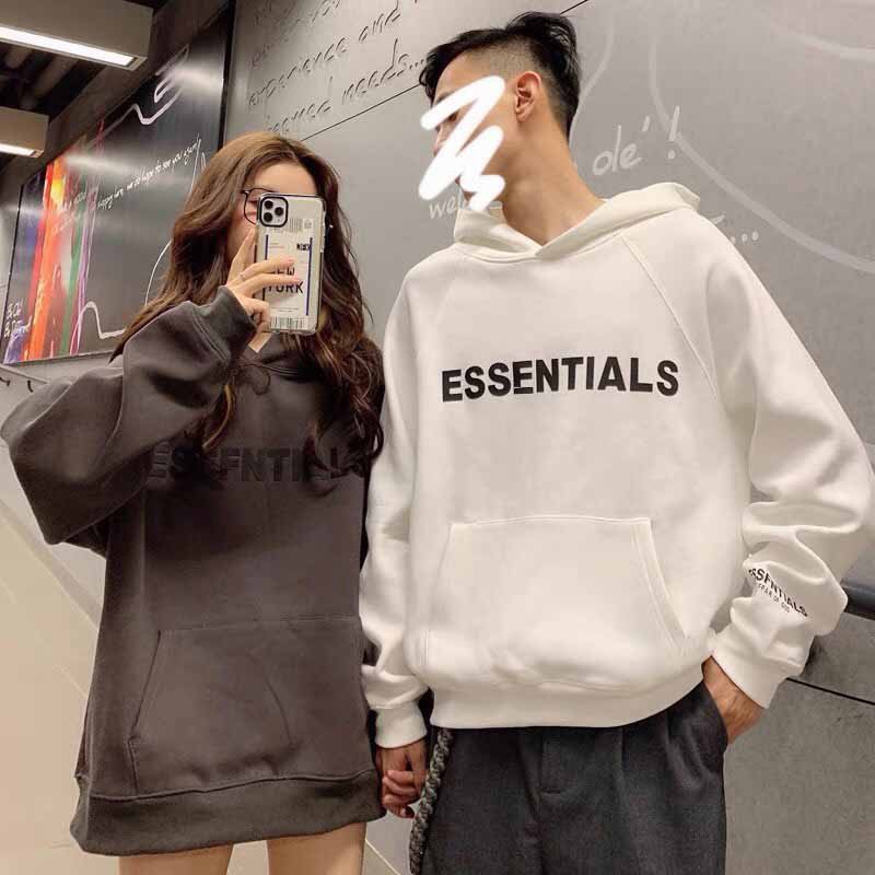 Áo Nỉ Hoodie Essential Dài Tay - Form Rộng - Nam, Nữ Unisex - Sweater Chất Nỉ Bông Dày Dặn, Siêu Ấm - Hottrend 2021