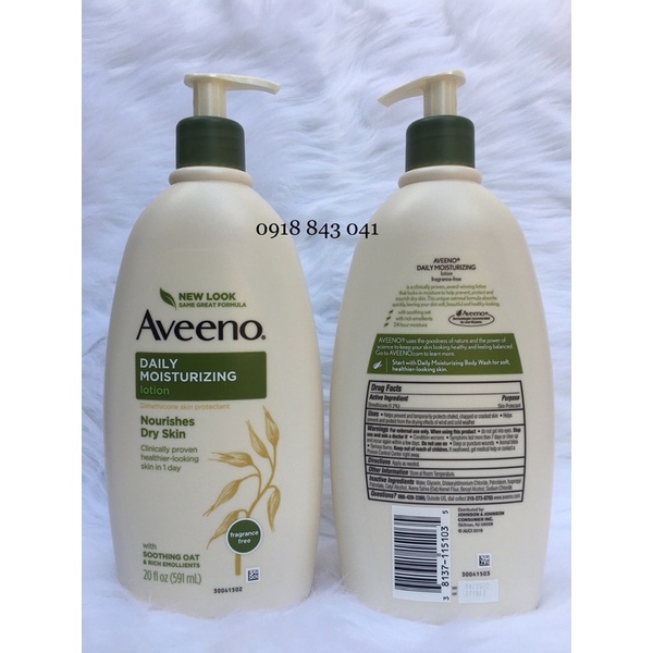 Dưỡng thể dành cho da khô Aveeno Daily Moisturizing Lotion 591ml