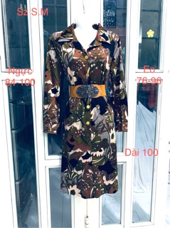 Đầm sơmi dáng suông size S-L
