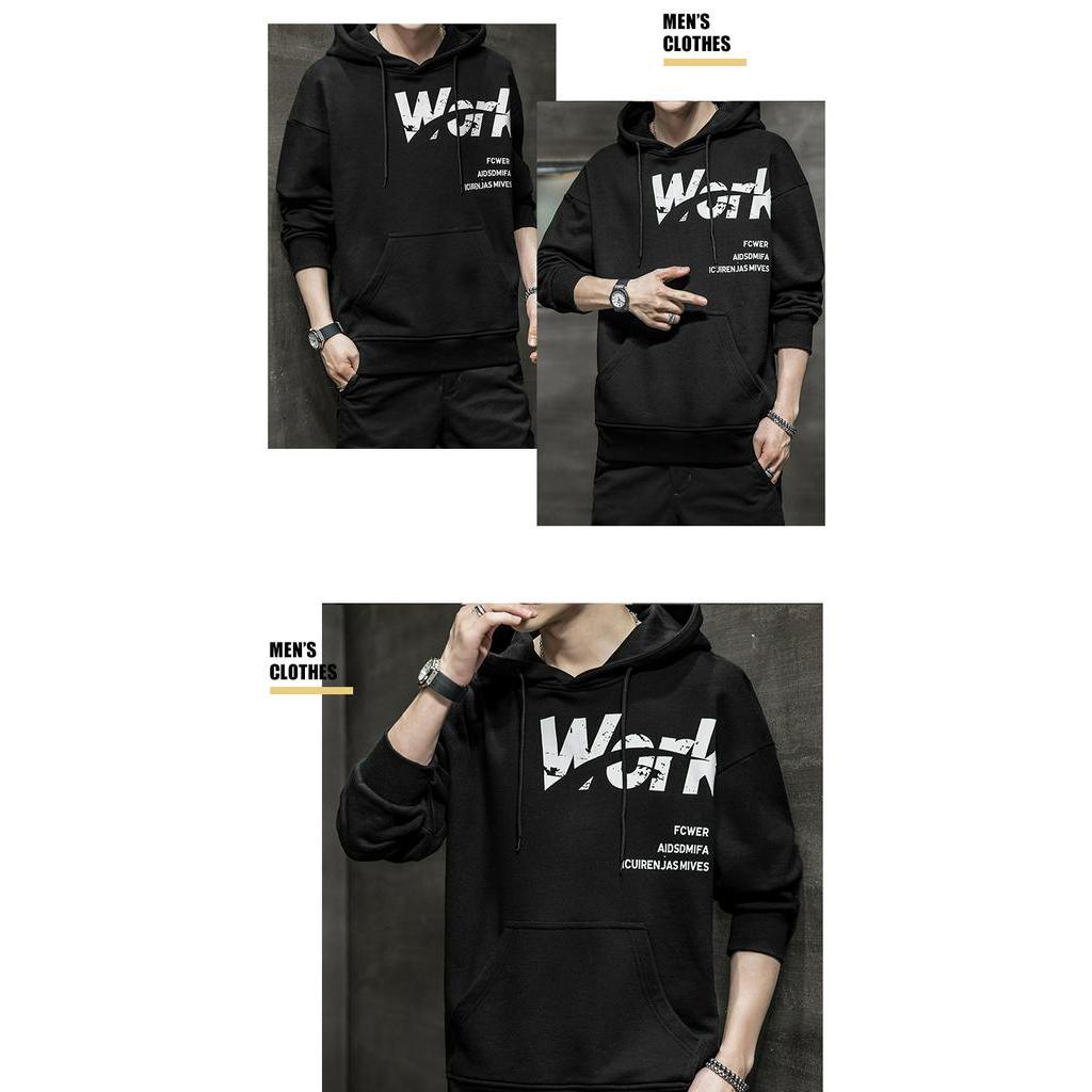Áo Hoodie Tay Dài Phong Cách Hàn Quốc Size M-4Xl