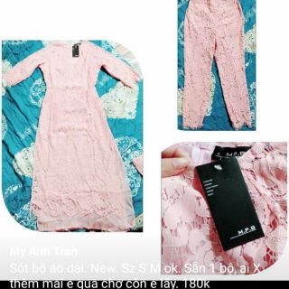 Set bộ áo dài cách tân 400