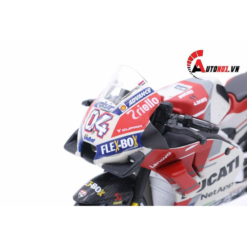 Mô hình xe mô tô GP Ducati desmosedici 2018 no.4 1:18 Maisto 5747