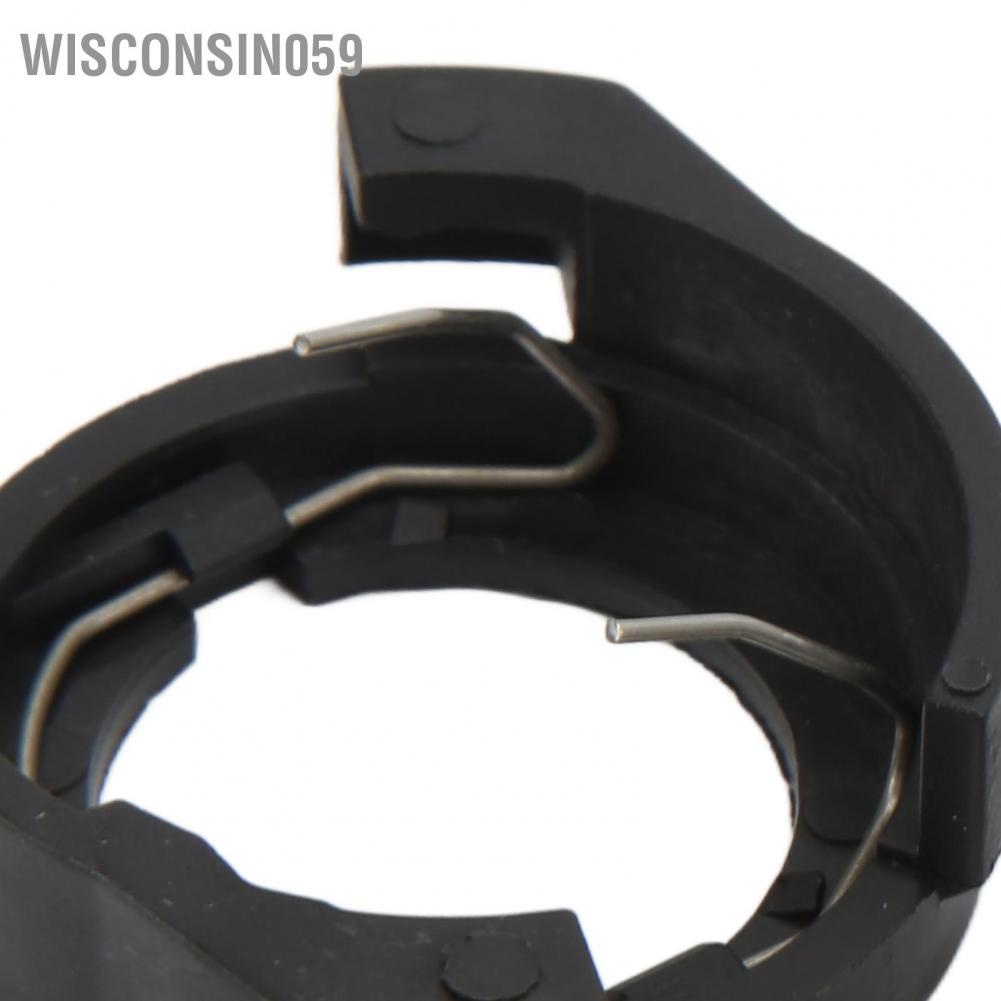 Wisconsin059 2Pcs LED Headlight Adapter Professional Design ABS Material Easy Install Low Power Bulb Holder