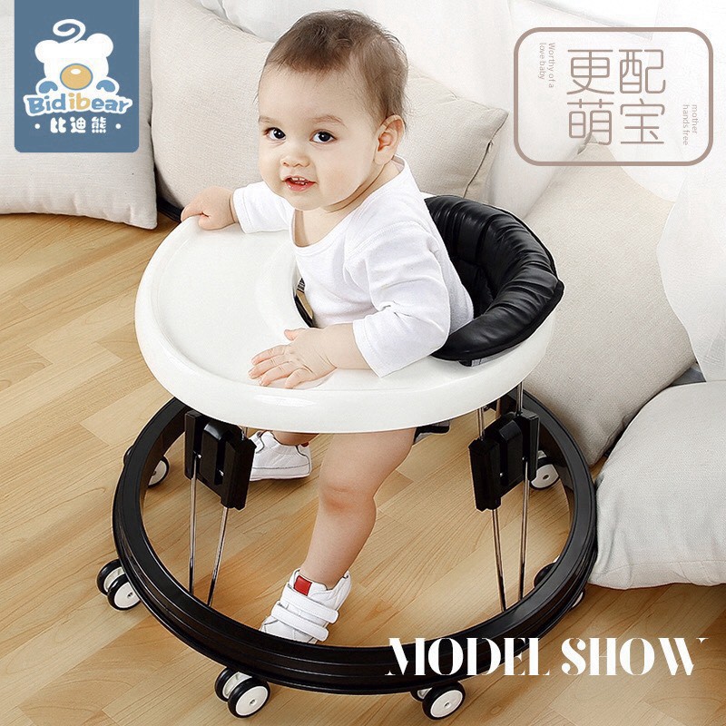 QN0090 HSGD XE TRÒN TẬP ĐI CHO BÉ KIÊM XE ĂN DẶM, XE TRÒN MOMMY KIDS ĐIỀU CHỈNH 5 ĐỘ CAO 44