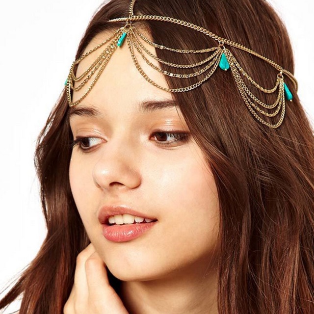 [Mã FAMAYFA2 giảm 10K đơn 50K] Bờm tóc bohemian - Vòng đội đầu boho - head chain boho style