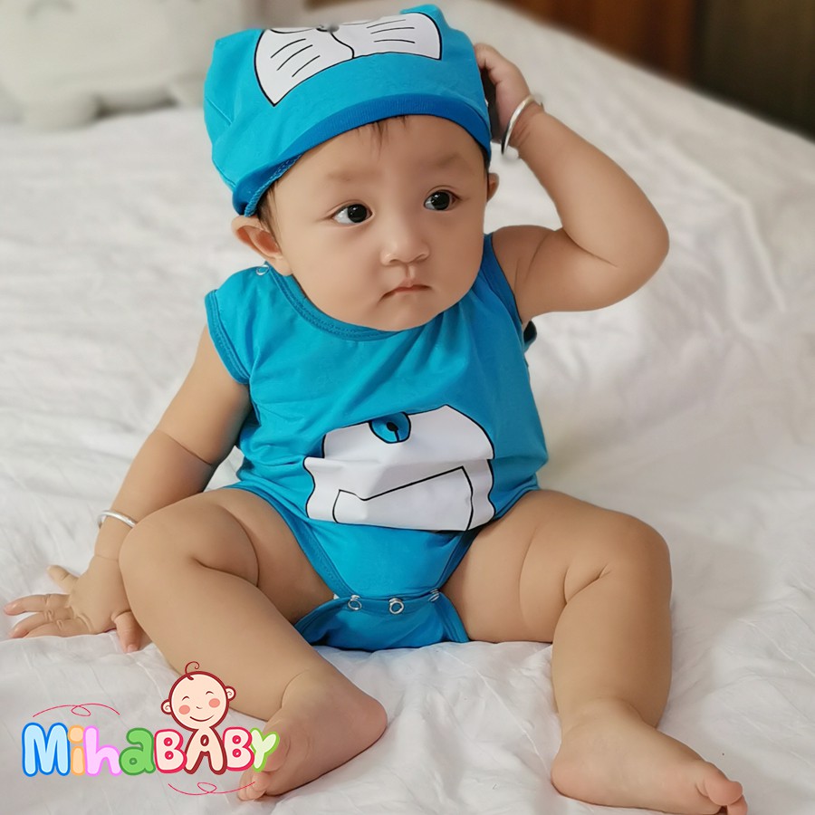 Bộ Bodysuit Chip Doremon Cho Bé - BDS_DOREMON